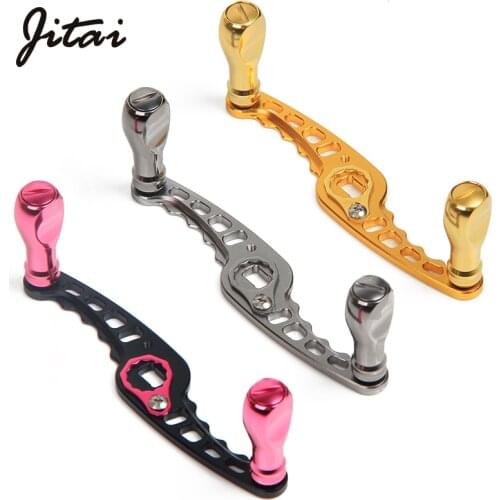 Jitai M8/M7 Fishing Baitcasting Reel Handle For Shimano Daiwa Abu, 4BBs Super light Tuning Handle CNC High Precision Machining