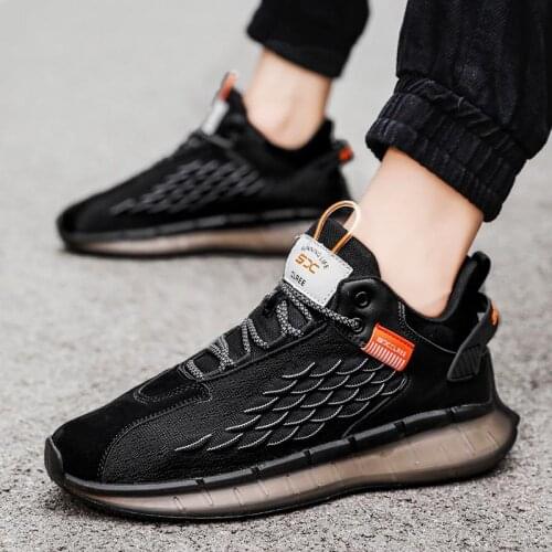 Large Size Summer Outdoor Sports for Men Sneakers 2020 Breathable Running Shoes Sport Men Black Sneackers Tennis Male Work E-750