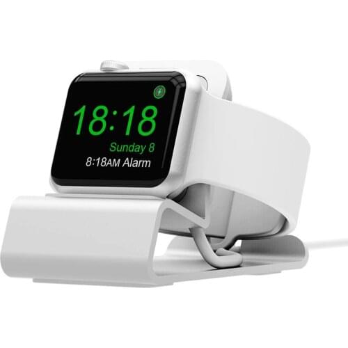 Metal Aluminum Charger Stand Holder for Apple Watch Bracket Charging Cradle Stand for iWatch 6/5/SE/4/3/2 Charger Dock Station