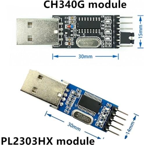 PL2303 USB To RS232 TTL Converter Adapter Module/USB TTL converter UART module CH340G CH340 module 3.3V 5V switch