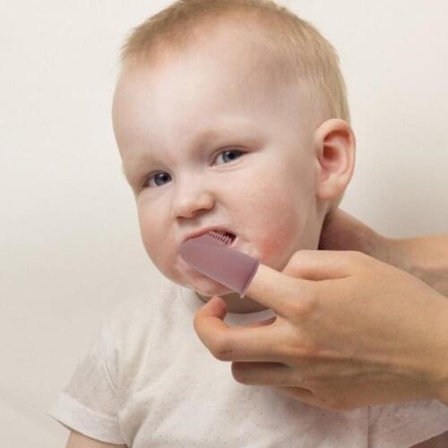 The New Practical Baby Finger Toothbrush Silicon Toothbrush BPA-free Infant Toothbrush For Training Cleaning Rubber Baby Brush