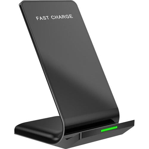 Qi Wireless Charger Stand For iPhone SE2 X XS MAX XR 11 Pro 8 Double coil Fast Charging Dock Station Phone Charger