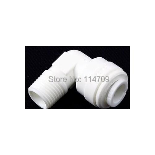 RO Fittings Eblow 1/4" NPT x 1/4" push-in KL-02