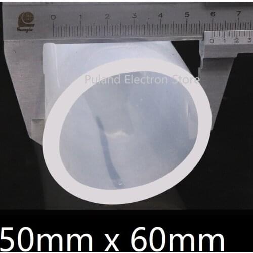 50x60 Silicone Tubing ID 50mm OD 60mm Food Grade Flexible Drink Tubing Pipe Temperature Resistance Nontoxic Transparent