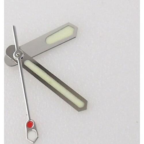 C3 Super luminous green watch hands parts fit for SKX 4R35 7S26 NH35 NH36 automatic movement wristwatch needles replacement