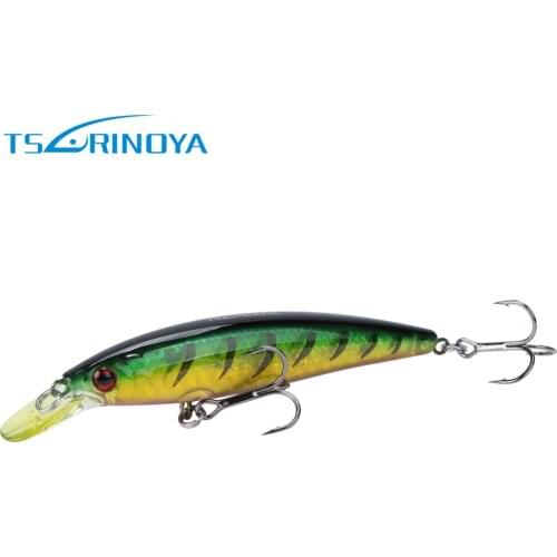 Tsurinoya 1PC DW11 Minnow Shallow Diving 1M Hard Lures Fishing Lures Artificial Bait 95mm 9g