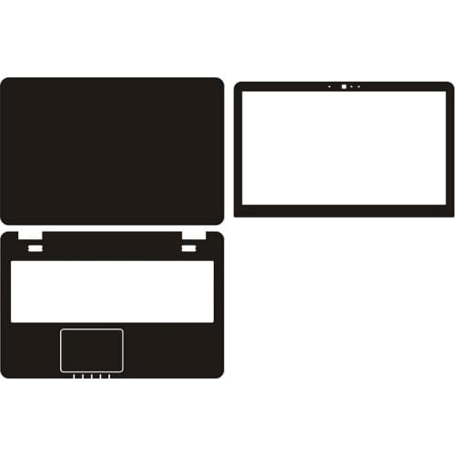 Carbon fiber Vinyl Laptop Sticker Skin Decals Cover Protector for Asus N551J N551V 15.6"