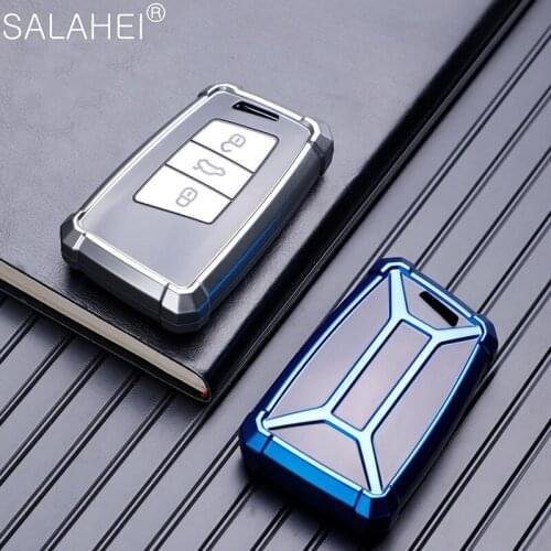 Protect TPU Car Key Case Cover For Volkswagen VW Golf 7 mk7 Seat Ibiza Leon FR 2 Altea Aztec For Skoda Octavia Auto Accessories