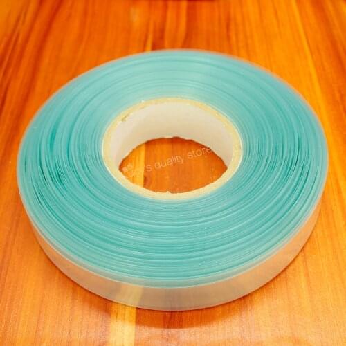 10m/lot transparent color 18650 lithium battery PVC thermal shrinkable sleeve PVC thermal shrinkable film