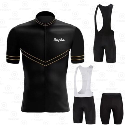 2021 Summer Cycling Jersey Sets Breathable Team Racing Sport Bicycle Jersey Men Raphaful Cycling Clothing Short Bike Jersey suit
