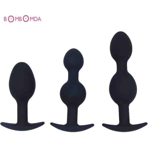 3pcs/set Butt Plug For Beginner Erotic Toys Silicone Anal Plug Adult Products Anal Sex Toys For Men Women Prostate Massager