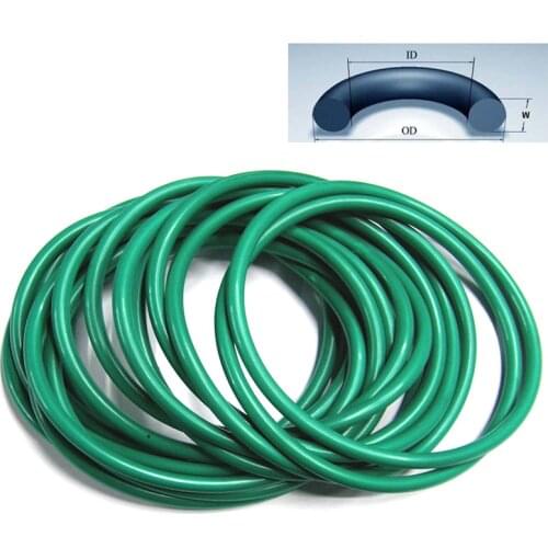80piece/FKM o-ring/OD Size:40/41/42/43/44/45/46/47/48/49*3.5 /FPM o ring seal dichtung green Gasket of motorcycle part