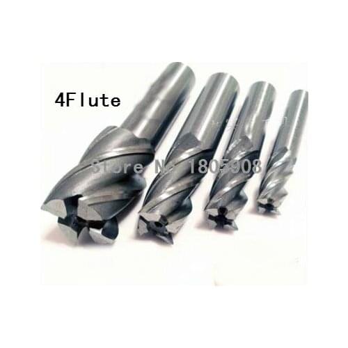 Free shipping 6pcs/set 4F Flute 2mm-6.0mm 4 slot cutter, CNC equipment rotary cutter of milling cutters
