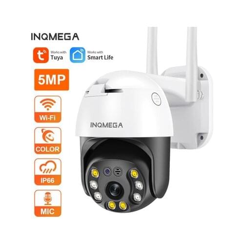 New Arrival TUYA 5MP Wireless IP Camera HD1080P WIFI Camera Motion Detection Water-proof outdoor IP Camera