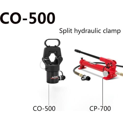 CO-500 Split Manual Hydraulic Pliers Electro-Hydraulic Crimping Clamp Copper Aluminum Nose Terminal Quick Crimping Clamp10-500m