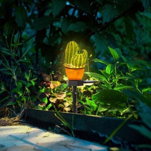 LED Pineapple Cactus Lawn Light Solar Outdoor Led Lights Solar Christmas Lights Garden Solar Light Waterproof Garden Decoration
