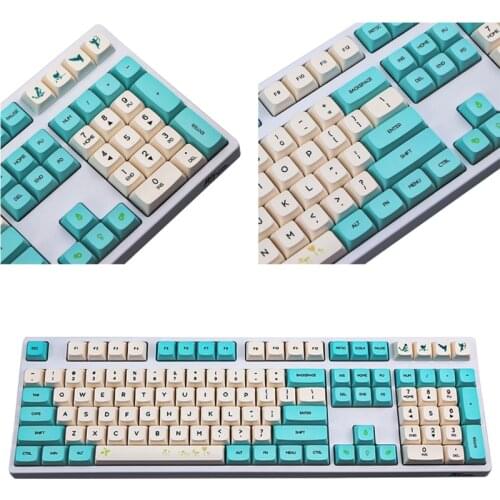 130 Keys XDA Profile PBT Keycaps DYE Sublimation For GH60 GK61 61 64 87 104 108 Keys Cherry Mx Switch Mechanical Keyboard Keycap