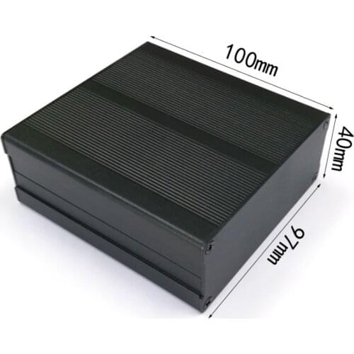 Aluminum alloy Instrument shell electric enclosure box DIY 97X40X100mm NEW customized wholesale price