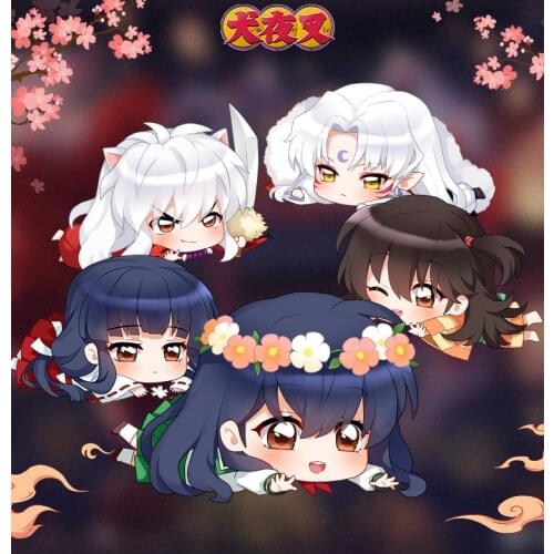 Anime Inuyasha Lying pillow cushion Plush Toy Plush Toy Cute Doll New Year Birthday Gift toys gift