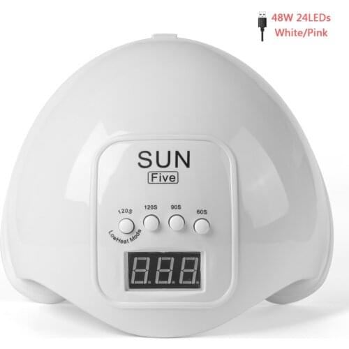 48W UV LED Lamp For Nails Dryer Auto Sensor 60s 90s 120s Manicure Tools, for Curing All Gel Nail Polish Quick drying Nail Dryer