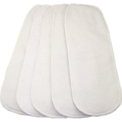 5pcs/Lot Reusable Infant Nano Diaper Newborn Microfiber Diaper Baby Infant Washable Diapers Breathe Absorb water Cover Wraps