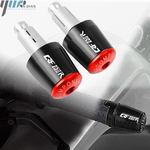 7/8" 22mm Motorcycle Accessories Handlebar Grips End Handle Bar Cap End Plug For HONDA CBF250R CBF 250R CBF600 CBF1000 2002-2016