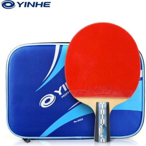 Original YINHE Galaxy 9/10 stars Table tennis racket Ping Pong bat high quality Racket 2 ply carbon blade