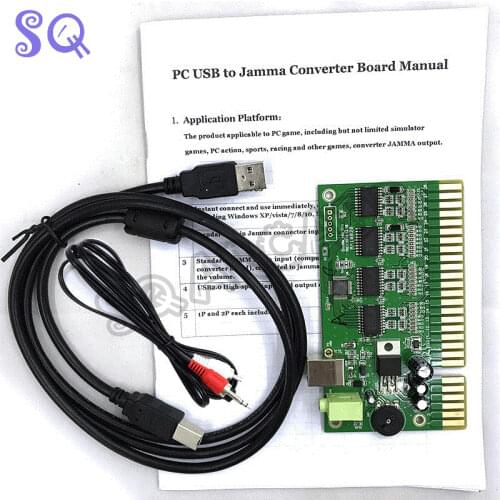 PC USB to JAMMA arcade converter Controller boards for fighting game