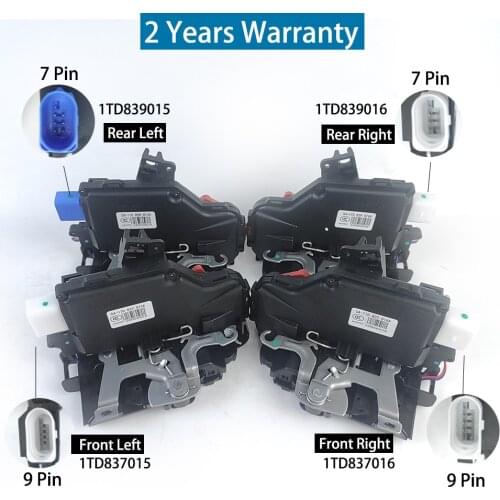 Door Lock Actuator Rear left 3D4839015A 7L0839015 1TD839015A 95553201500 95553201504 For Phaeton Sagitar Touran Octavia