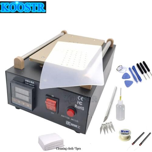 Hot Sale LCD Separator Build-In Vaccum Pump Touch Screen Separating Machine For IPhone SAMSUNG Touch Screen Glass Max 7 inches