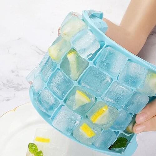 24/6 Grids Silicone Ice Cube Mold With Cover Summer Diy Chocolate Ice Cube Maker Tray Grill Party Bar Accessories