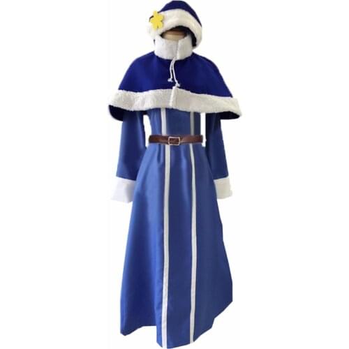 2020 Fairy Tail Juvia Loxar cosplay costume new version full set with hat