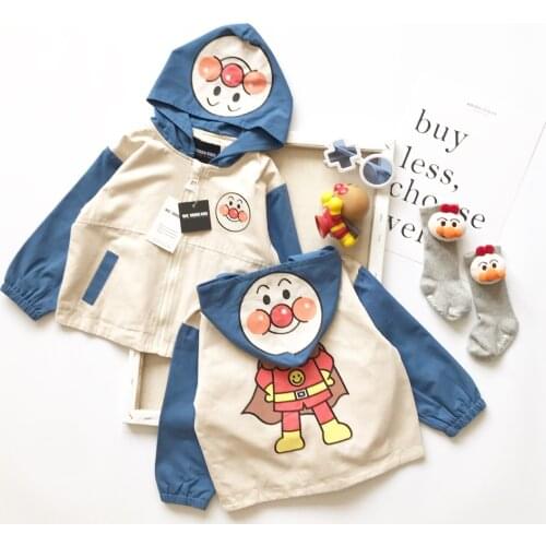 Tonytaobaby Autumn and Winter Clothes New Boys and Girls Children Hooded Cotton Coat Cartoon Cute Kids Jacket Girls Jackets