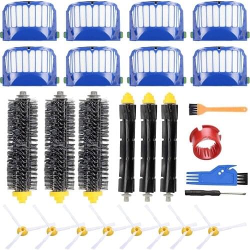 TOP!-Replacement Accessories Kit for Irobot Roomba 600 Series & 500 Series Parts, Replacement Brush Parts