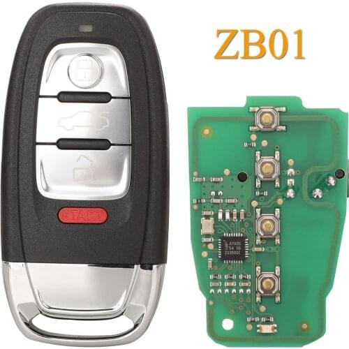Kutery ZB01 KD Universal 4 Buttons Smart Remote Car Key Replacement For KD-X2 Fit For More than 2000 Models