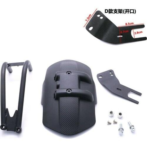 Universal Motorcycle Black Splash Mudguard Rear Wheel Fender Dirt Bike Off-road
