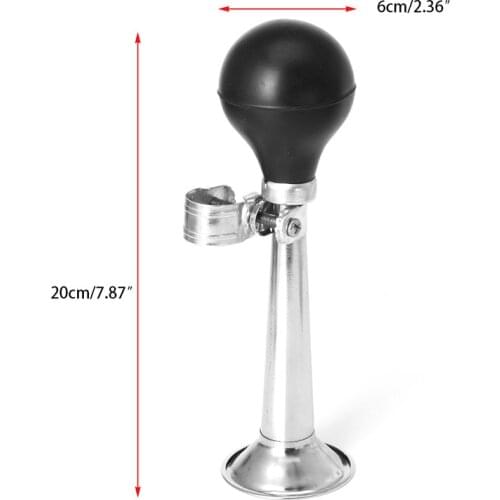 Bicycle Bike Cycling Retro Metal Air Horn Hooter Bell Bugle Trumpet Honking Bulb X3UA