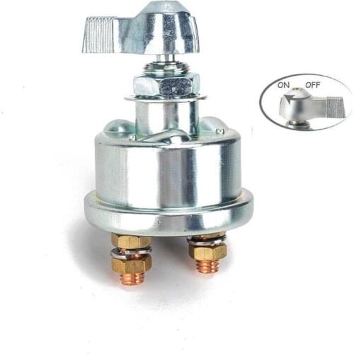 125A 12V Car Battery Disconnect Isolator Cut Off Terminal Master Switch Boat Marine 12V 24V Truck Auto Battery Power Switch