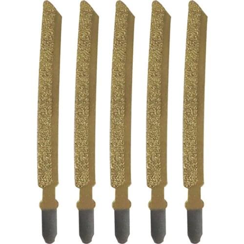 100mm T Shank High Professional Quality Vacuum Brazed Diamond Jig Saw Blade For Stone, Very Fast Cutting Speed And Long Life