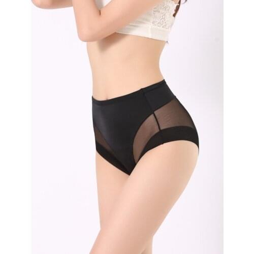 Women Boyshorts Body Shaping Panties Female Pants High Elastic Control Briefs Seamfree Breathable Mesh Intimates ssy56 1pcs