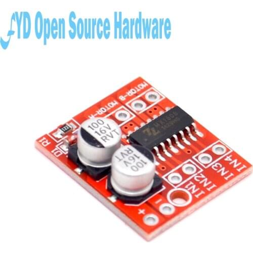 1pcs 2 DC motor drive module reversing PWM speed dual H bridge stepper motor Mini victory L298N