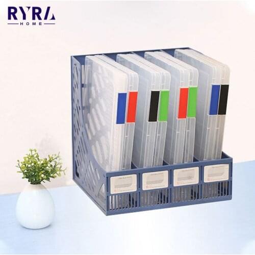 1pc A5/A4 File Folder Transparent Paper Organize Box Large Capacity Study Paper Holder Stationery Home Storage And Organizer