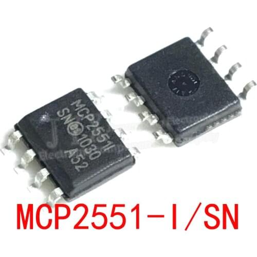 10PCS/LOT MCP2551I MCP2551 MCP2551-I/SN MCP2551T-I/SN SOP8 New original spot hot sale