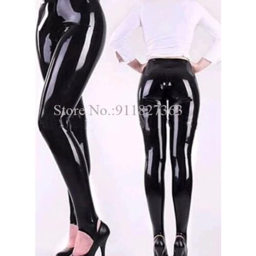 100% Latex Natural Trousers rubber foot pants for unisex leggings pantyhose Size Customization (no zip)