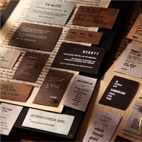 15Sheets Shakespeare Quotes Retro creative Washi Paper Decals Stickers Diy Vintage Decorative Stickers For Scrapbook Diary Album