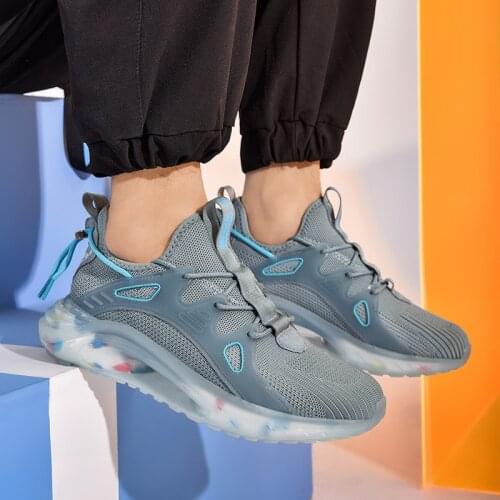 2021 Summer Mens Youth Trend Fashion Simple Outdoor Sports Shoes Lightweight Breathable Mesh Coconut Shoes Mens Casual Shoes