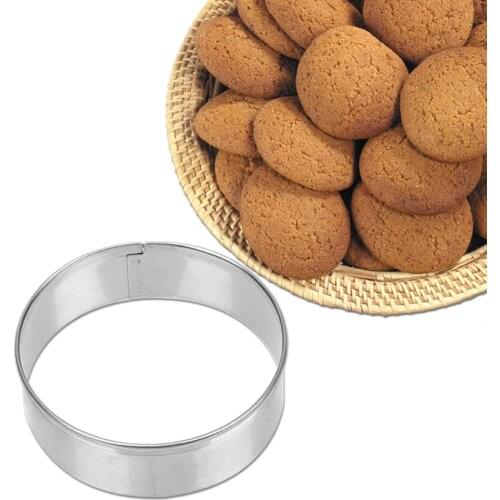 3pcs/set Stainless Steel Cutter Maker Tool Cookie Pastry Wrapper Dough Cutting Tool Round Dumplings Wrappers Molds Set