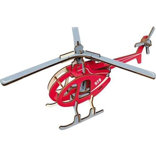 5 Kinds DIY Laser Cutting Mechanical Model Wooden Model Helicopter Fighter Kits Assembly Toy Gift for Children Adult Puzzle Toys