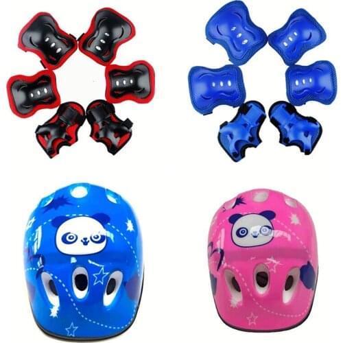 7Pcs Skating Protective Set Bicycle Skateboard Ice Skating Roller Knee Protector