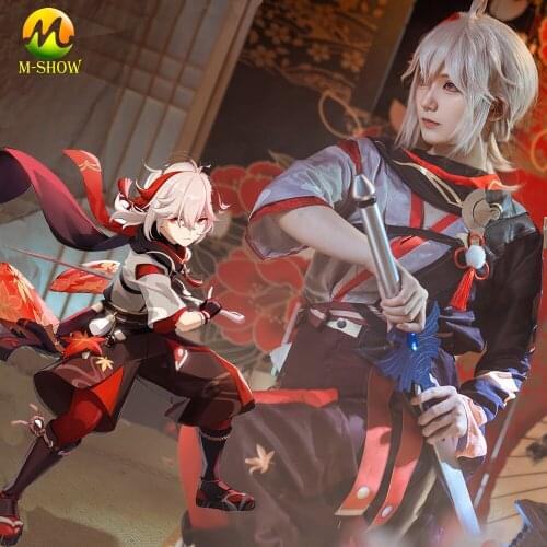 Anime Genshin Impact Kiryu Kazuha Game Suit Cosplay Costume Halloween Uniforms for Adult Men Free Shipping